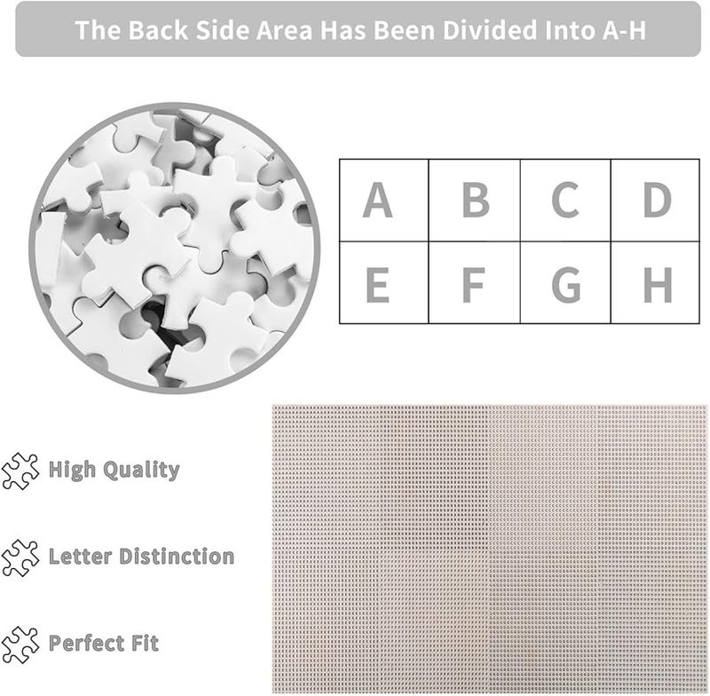 لغز فايا غري بلوم دير 1000 قطعة للكبار هدية ديكور منزلي 29.5 × 19.7 بوصة - Image 5